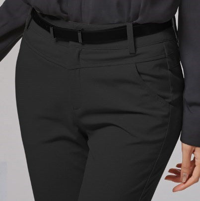 Women's Khaki Black Office Work Pants