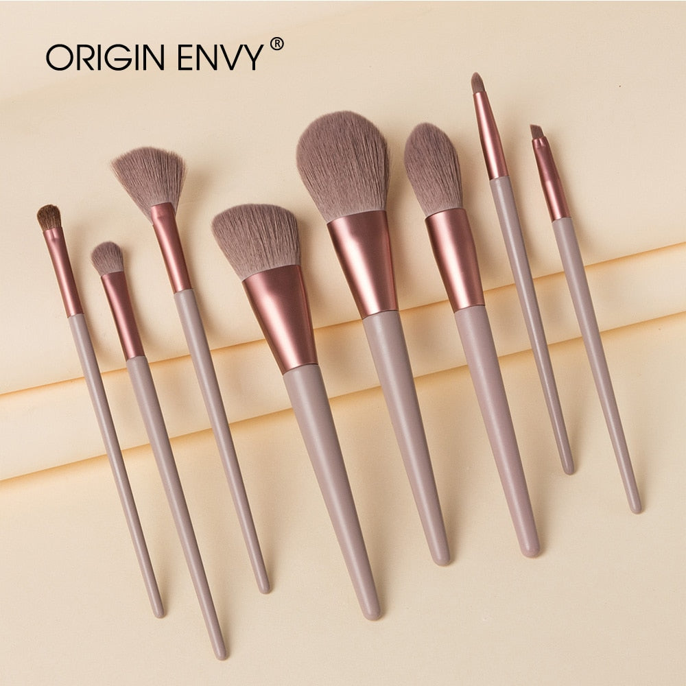 Horse Hair Makeup 8pc Cosmetic Brushes
