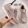 Mesh Breathable Lace Up Walking Sneakers