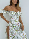 Boho Printed Floral Long Maxi Dress