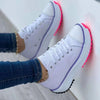 Mesh Breathable Lace Up Walking Sneakers