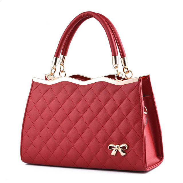 Women's Fashion Leather Messenger Handbag